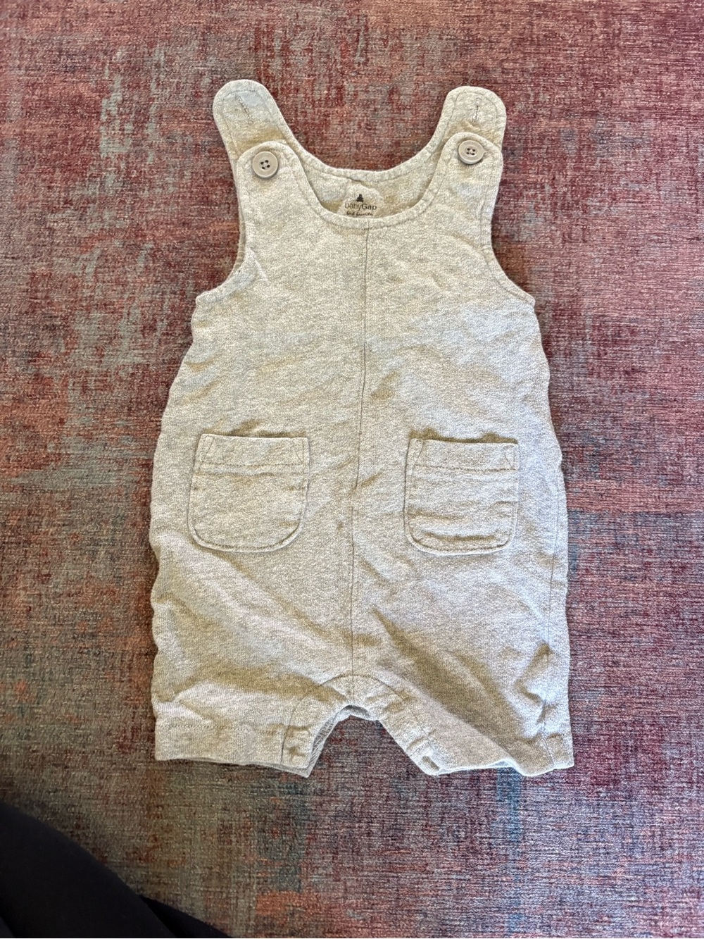 Baby Gap 3 month Grey Romper Overalls